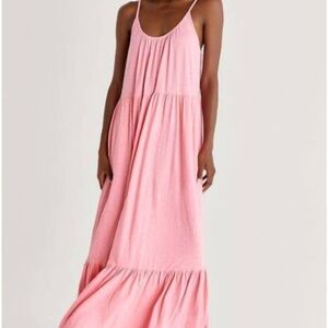Z Supply Lido Dress in Flamingo